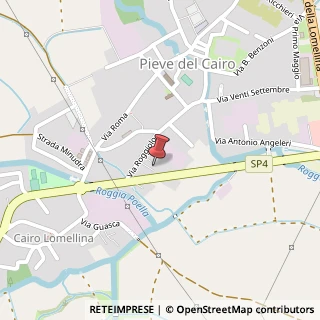 Mappa Via Circonvallazione Aldo Pecora, 4, 27037 Pieve del Cairo, Pavia (Lombardia)