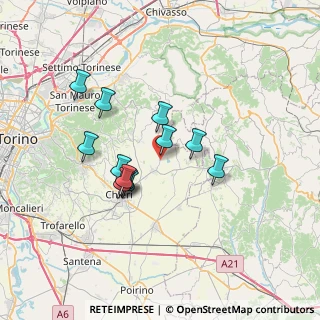 Mappa Strada Madonnina, 10020 Marentino TO, Italia (5.795)