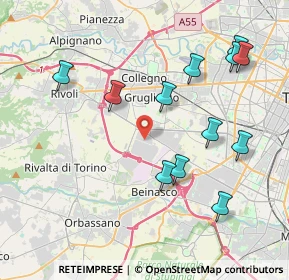 Mappa 10098 Grugliasco TO, Italia (4.31417)