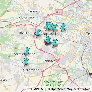 Mappa 10098 Grugliasco TO, Italia (2.2975)