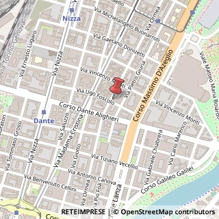 Mappa Via Ugo Foscolo, 21, 10126 Torino, Torino (Piemonte)