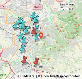 Mappa Viale Seneca, 10133 Torino TO, Italia (3.79118)