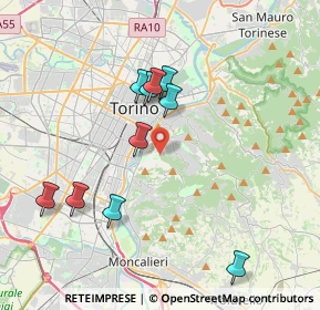Mappa Viale Seneca, 10133 Torino TO, Italia (4.18273)