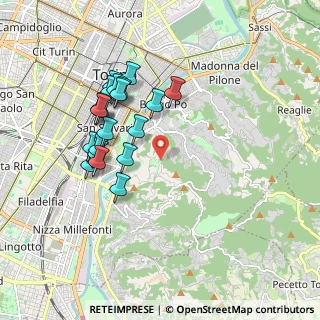 Mappa Viale Seneca, 10133 Torino TO, Italia (1.7515)