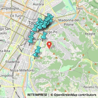 Mappa Viale Seneca, 10133 Torino TO, Italia (1.807)
