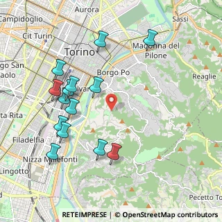 Mappa Viale Seneca, 10133 Torino TO, Italia (2.13071)
