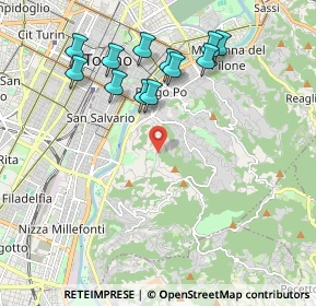 Mappa Viale Seneca, 10133 Torino TO, Italia (2.03333)