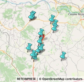 Mappa Via Gerli, 14036 Moncalvo AT, Italia (6.354)