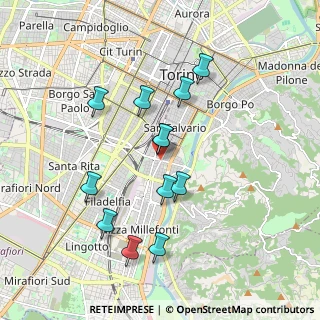 Mappa Via Madama Cristina, 10154 Torino TO, Italia (1.73167)