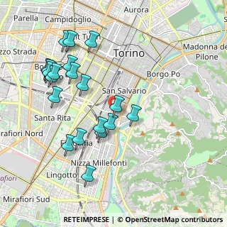Mappa Via Madama Cristina, 10154 Torino TO, Italia (2.108)
