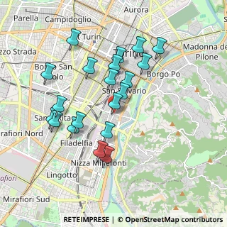 Mappa Via Madama Cristina, 10154 Torino TO, Italia (1.7705)