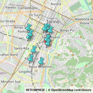 Mappa Via Madama Cristina, 10154 Torino TO, Italia (1.31583)