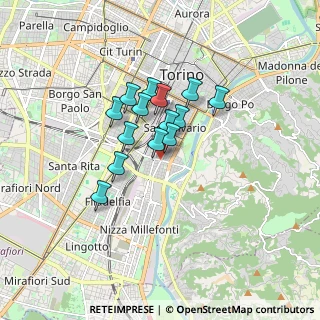 Mappa Via Madama Cristina, 10154 Torino TO, Italia (1.185)
