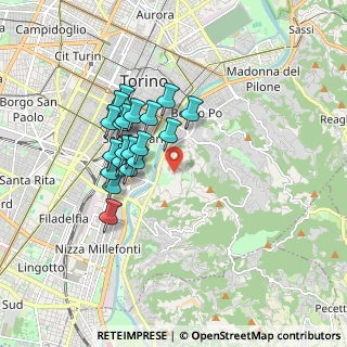 Mappa Strada Antica di S. Vito, 10133 Torino TO, Italia (1.473)