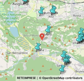 Mappa Via dei Pianoli, 10090 Reano TO, Italia (3.0165)