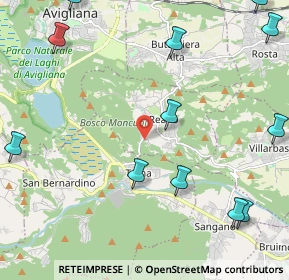 Mappa Via dei Pianoli, 10090 Reano TO, Italia (3.01833)