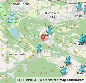 Mappa Via dei Pianoli, 10090 Reano TO, Italia (3.28667)