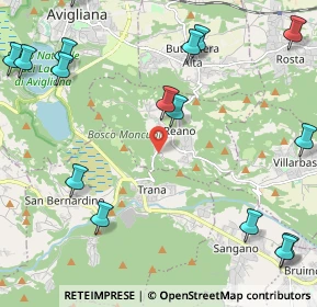 Mappa Via dei Pianoli, 10090 Reano TO, Italia (3.02938)