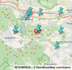 Mappa Via dei Pianoli, 10090 Reano TO, Italia (4.02364)