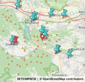Mappa Via dei Pianoli, 10090 Reano TO, Italia (4.24917)