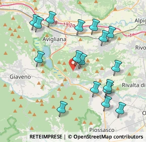 Mappa Via dei Pianoli, 10090 Reano TO, Italia (4.31941)