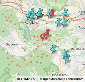 Mappa Via dei Pianoli, 10090 Reano TO, Italia (4.23933)