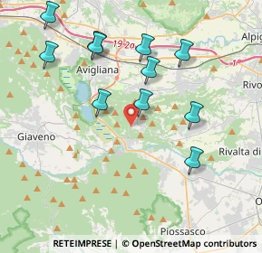 Mappa Via dei Pianoli, 10090 Reano TO, Italia (4.06727)