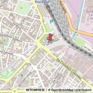 Mappa zona Piazzale LUPA, 2, 29122 Piacenza, Piacenza (Emilia Romagna)