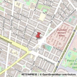 Mappa Piazza Santa Rita da Cascia, 7, 10136 Torino, Torino (Piemonte)