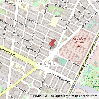 Mappa Piazza Santa Rita da Cascia, 8, 10136 Torino, Torino (Piemonte)
