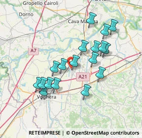 Mappa Via della Repubblica, 27053 Lungavilla PV, Italia (6.75444)