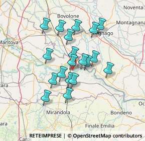 Mappa Strada Ronchi, 46036 Revere MN, Italia (11.38947)