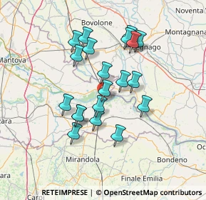 Mappa Strada Ronchi, 46036 Revere MN, Italia (12.154)