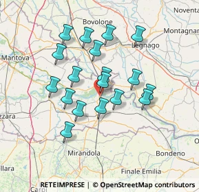 Mappa Via Guido Rossa, 46036 Revere MN, Italia (12.21944)