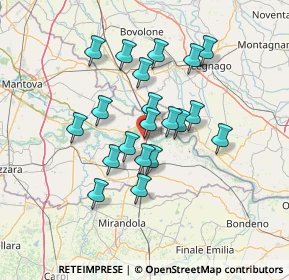 Mappa Via Guido Rossa, 46036 Revere MN, Italia (11.5845)
