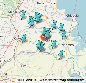 Mappa Via Nicola Badaloni, 45014 Porto Viro RO, Italia (11.04632)