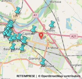 Mappa Viale della Industria, 29122 Piacenza PC, Italia (2.759)
