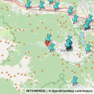 Mappa Via Combacalda, 10050 Coazze TO, Italia (5.721)