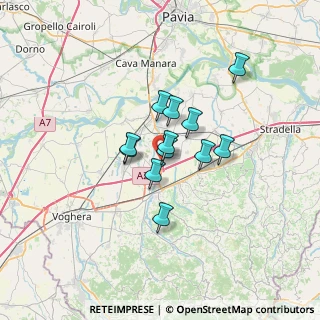 Mappa Via Suor Nicoli, 27040 Casatisma PV, Italia (4.49583)