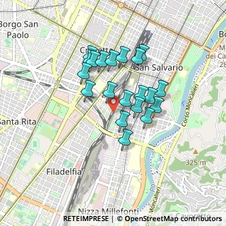 Mappa Via Mario Pagano, 10134 Torino TO, Italia (0.699)