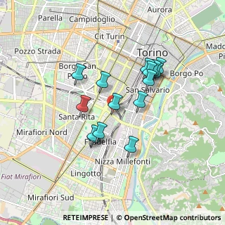 Mappa Carrefour Torino Turati, 10134 Torino TO, Italia (1.47667)