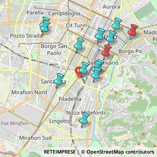 Mappa Carrefour Torino Turati, 10134 Torino TO, Italia (1.96714)