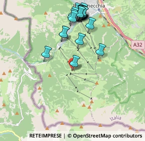 Mappa Melezet, 10052 Bardonecchia TO, Italia (2.25833)