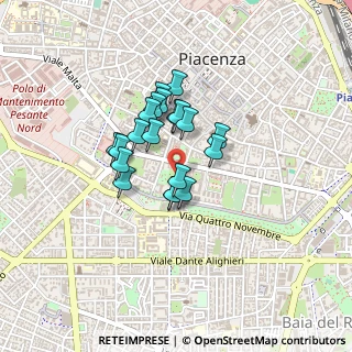 Mappa Via Pietro Giordani, 29122 Piacenza PC, Italia (0.2925)