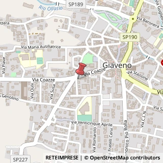 Mappa Via Coazze, 27, 10094 Giaveno, Torino (Piemonte)