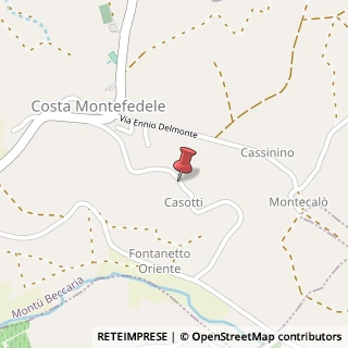 Mappa Frazione Casotti, 3, 27040 Godiasco Salice Terme, Pavia (Lombardia)