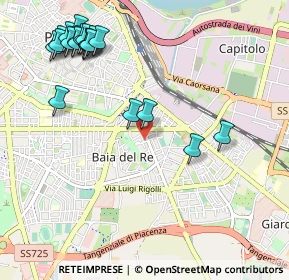 Mappa Via Gaetano Nastrucci, 29122 Piacenza PC, Italia (1.2745)