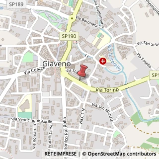 Mappa Viale Regina Elena, 23, 10094 Giaveno, Torino (Piemonte)