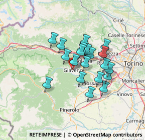 Mappa Via IV Novembre, 10094 Giaveno TO, Italia (10.333)