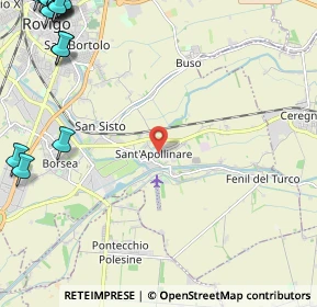 Mappa 45100 Sant'Apollinare RO, Italia (3.95688)